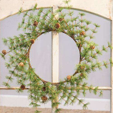 Tahoe Wreath with Pinecones, 22